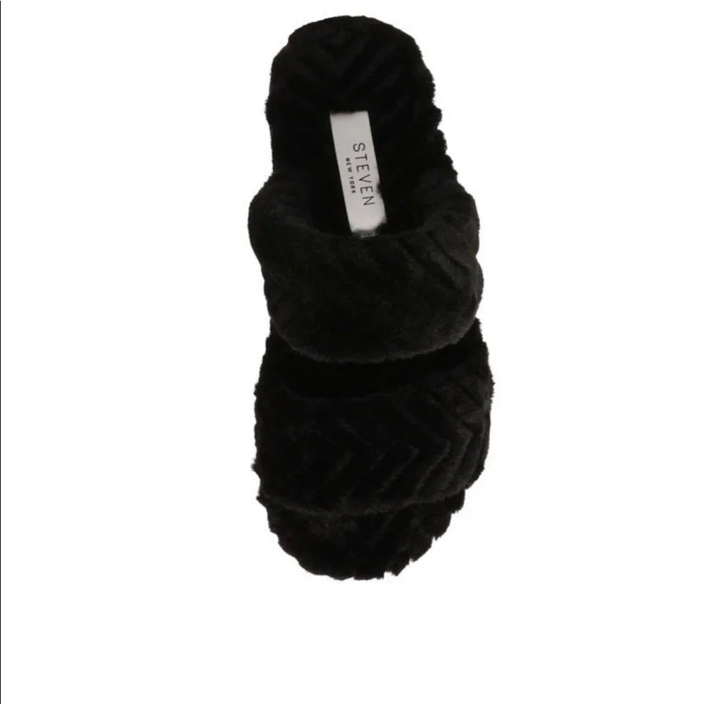 STEVEN New York french black slide Size 8 - Picture 3 of 5